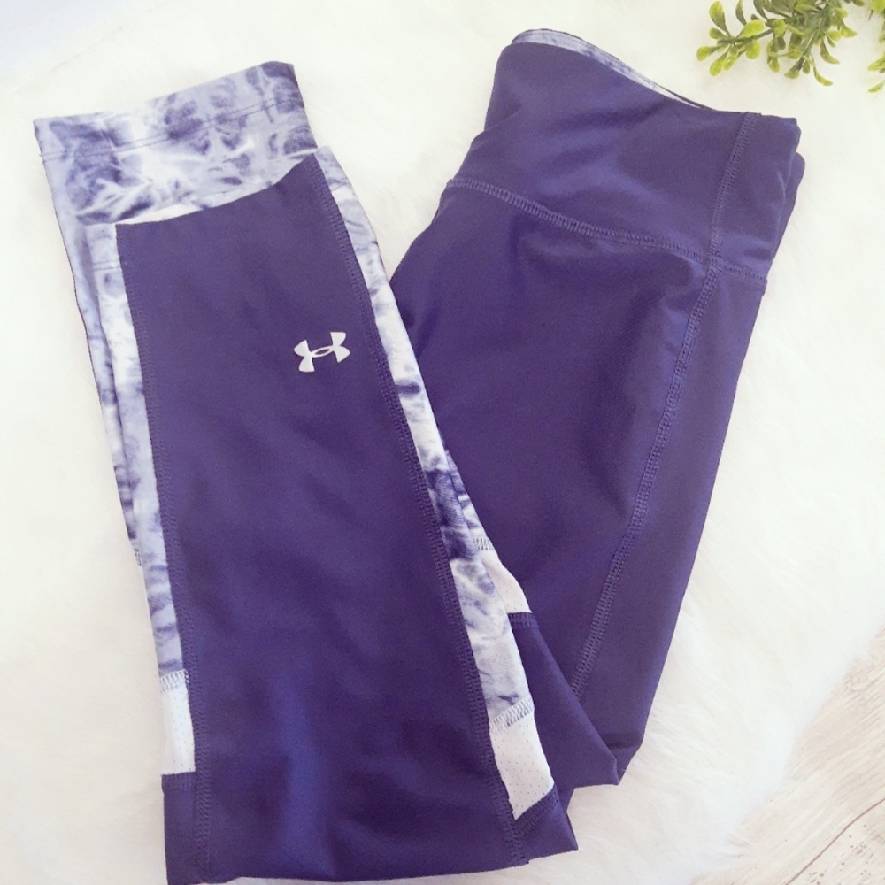 Under Armour Heather Compression Capri Leggings. - image 1